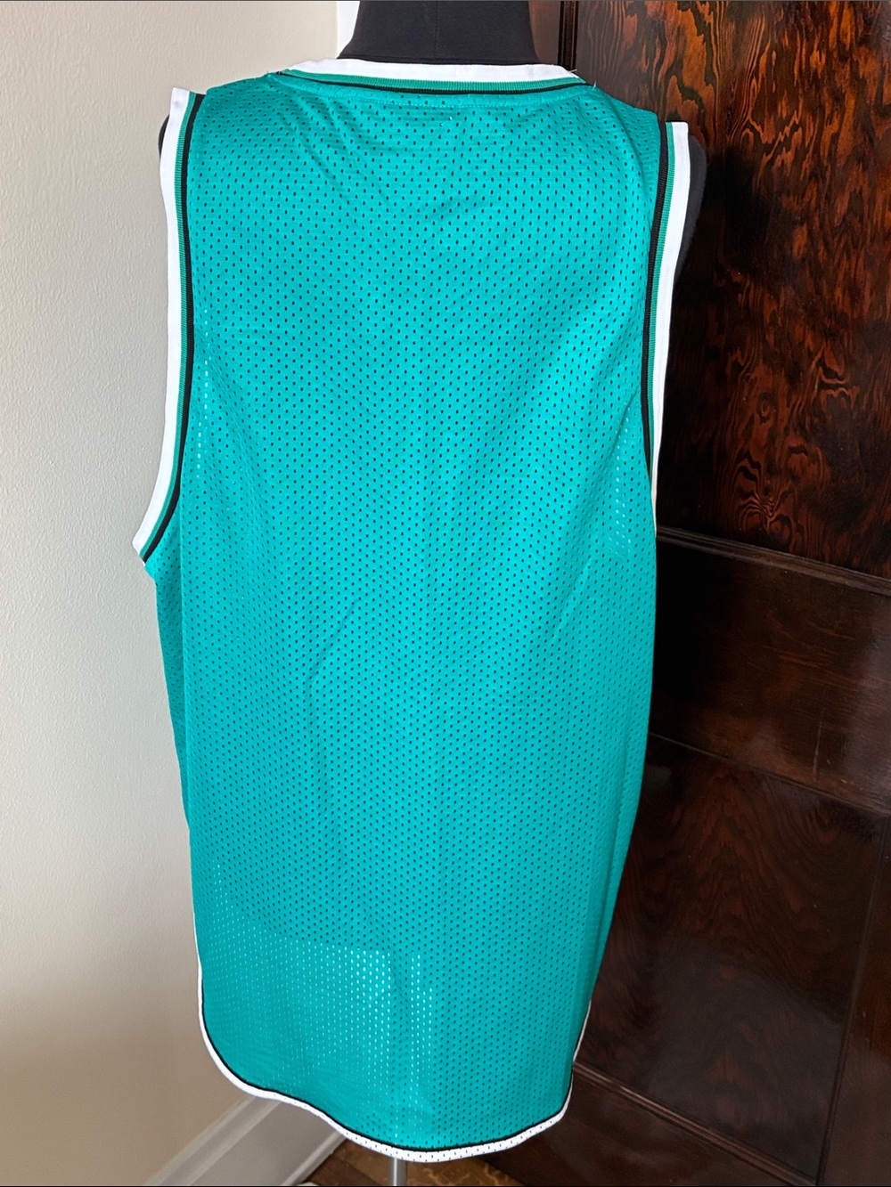 IVY PARK Teal Athletic Mesh Tank with Contrast Trim Sporty Jersey Workout - Picture 3 of 9